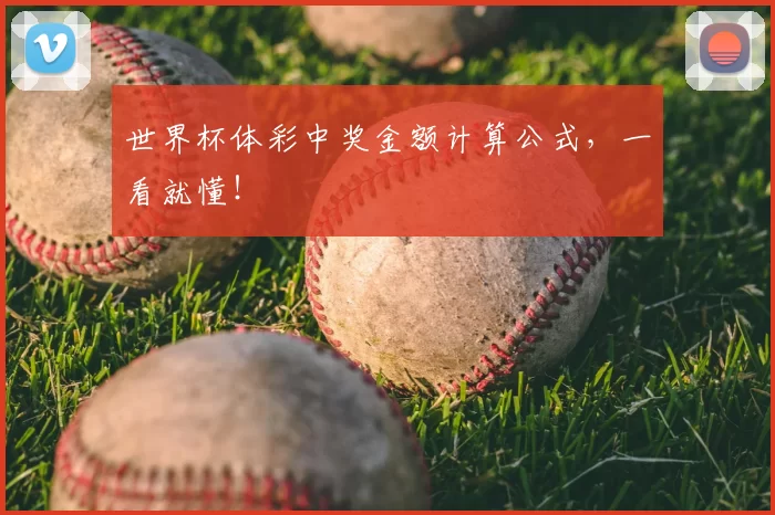 世界杯体彩中奖金额计算公式,一看就懂!