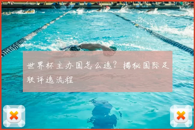 世界杯主办国怎么选?揭秘国际足联评选流程